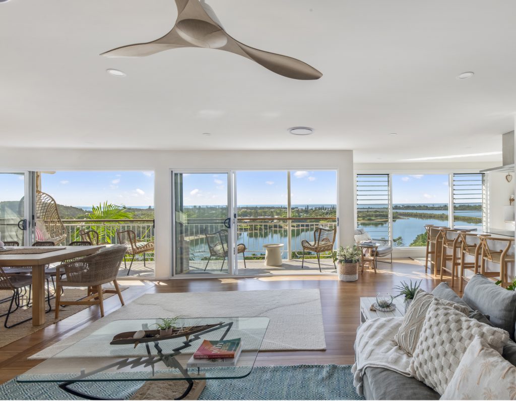 Holiday rental ballina - Lounge View
